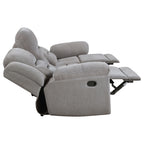 Sebring Grey 3-piece Reclining Sofa Set - Grand Goldman Shop