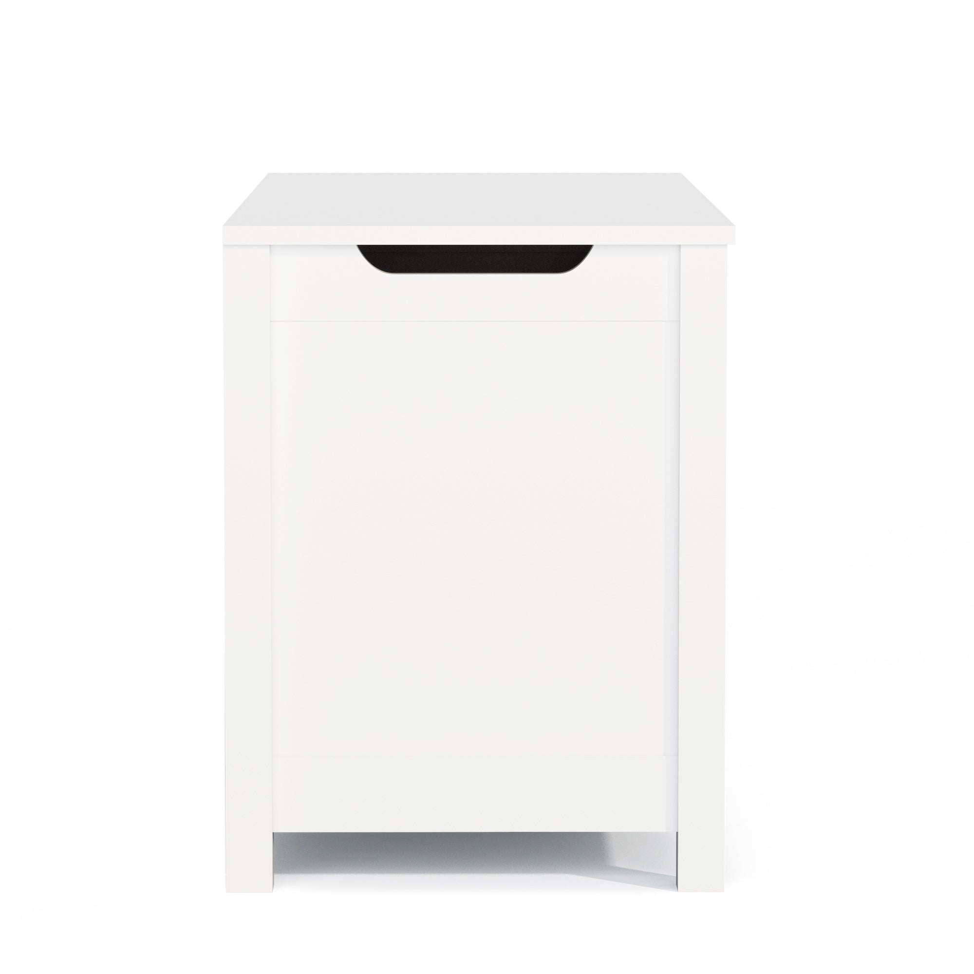 Kids Wooden Toy Box Storage with Safety Hinged Lid for Ages 2+ (White) | Premium Home Decor - Grand Goldman