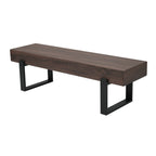 59' Dining Bench, Farmhouse Indoor Kitchen Table Benches, Bed Bench, Industrial Shoe Bench, Entryway Benches - Grand Goldman Shop