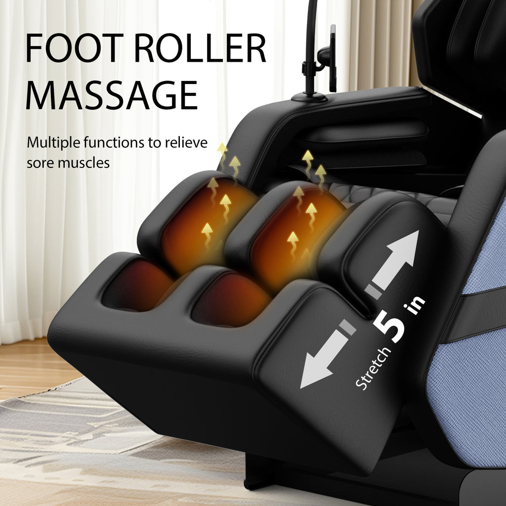 Massage Chair Recliner with Zero Gravity with Full Body Air Pressure - Grand Goldman Shop
