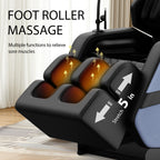 Massage Chair Recliner with Zero Gravity with Full Body Air Pressure - Grand Goldman Shop