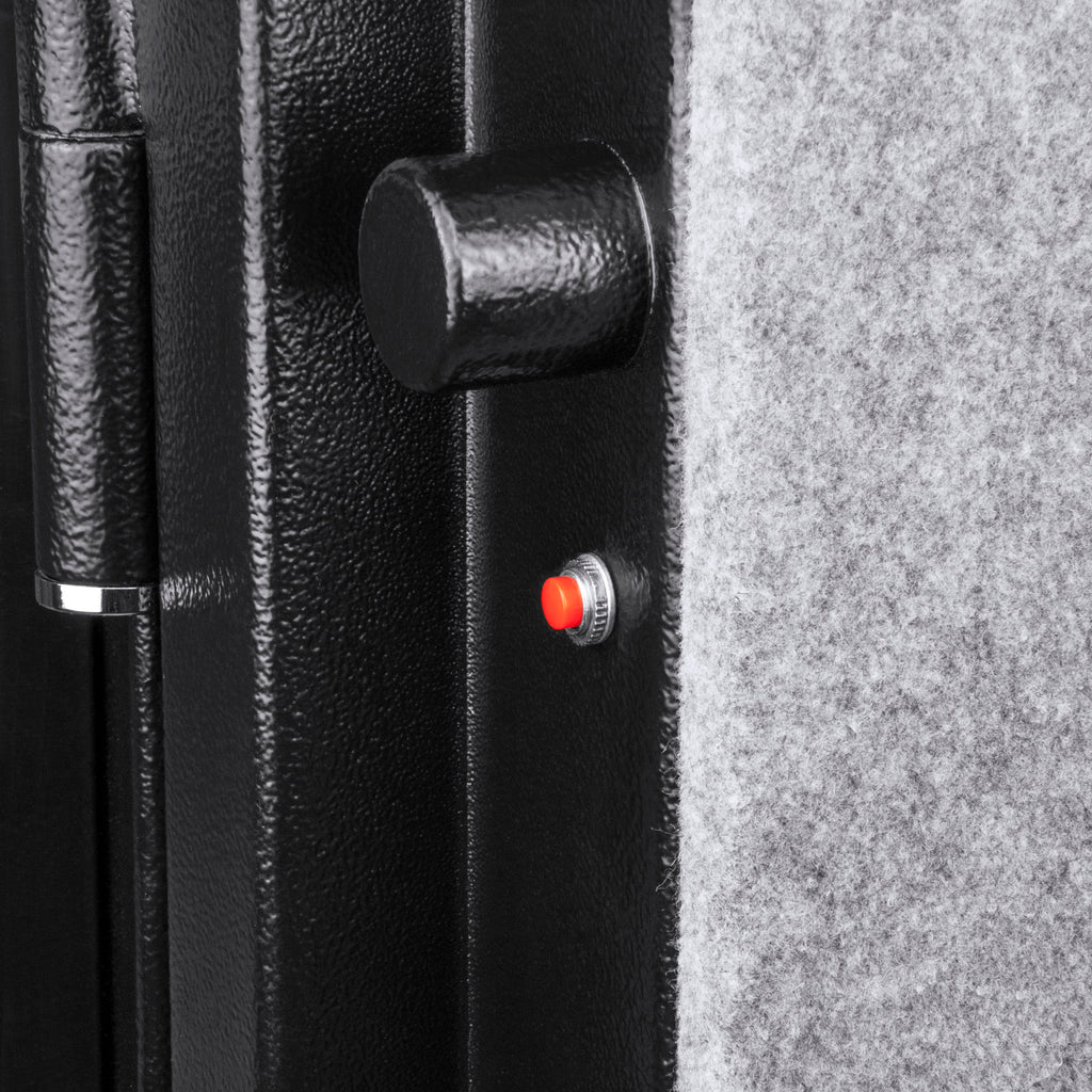 Fireproof Safe Vault with Electronic Lock in Black Steel, 3.51 Cubic Feet - Grand Goldman