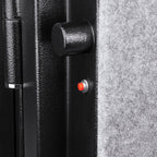 Fireproof Safe Vault with Electronic Lock in Black Steel, 3.51 Cubic Feet - Grand Goldman