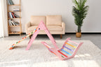 Gardenia Pikler Triangle Set Montessori Toddler Climbing Toys Indoor, Foldable Climbing Toys for Toddlers 1-3 Inside, 2 Piece