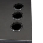 Black modern simple hair desk, multi-layer storage, large storage space - Grand Goldman Shop