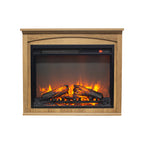 28 inch TV media entertainment center With electric fireplace - Grand Goldman Shop