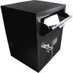 Digital Keypad Depository Safe Steel Construction Black 1.1 Cu Ft - Grand Goldman