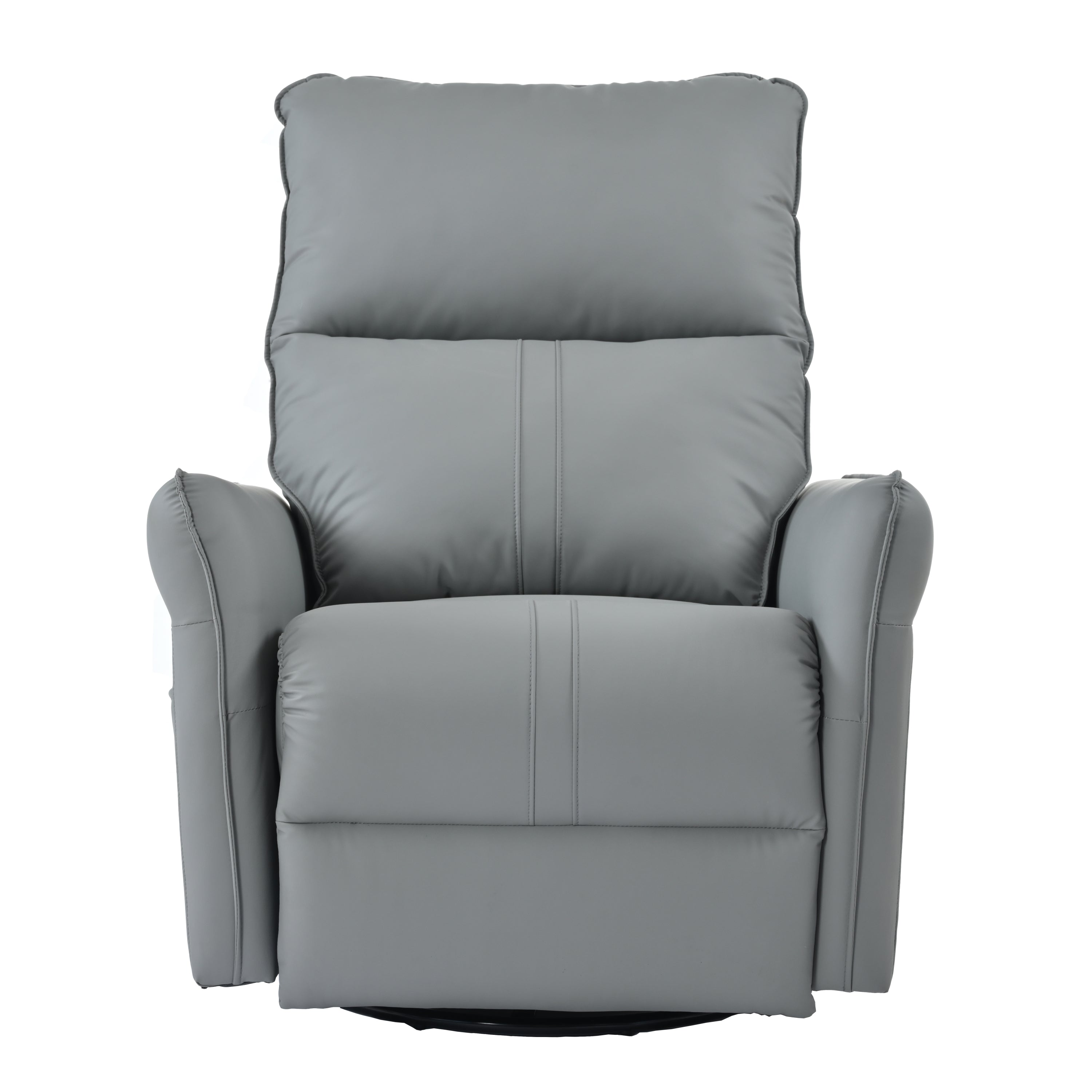 Power Swivel Rocker Recliner Chair for Adults, 270° Swivel Rocking Recliner Chair,Electric Small Recliners for Small Spaces, Single Sofa Recliner for Living Room, Bedroom,RV (Blue-gray+270° Swivel) - Grand Goldman Shop