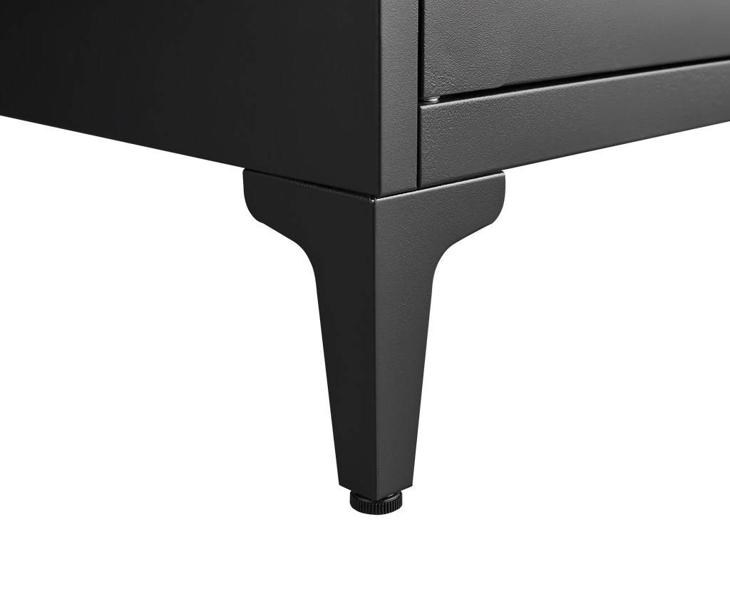 Metal Adjustable 2 Doors Metal Storage Cabinet Kitchen Pantry Cabinet With Adjustable Shelves all Steel Cabinet Locker For Ki