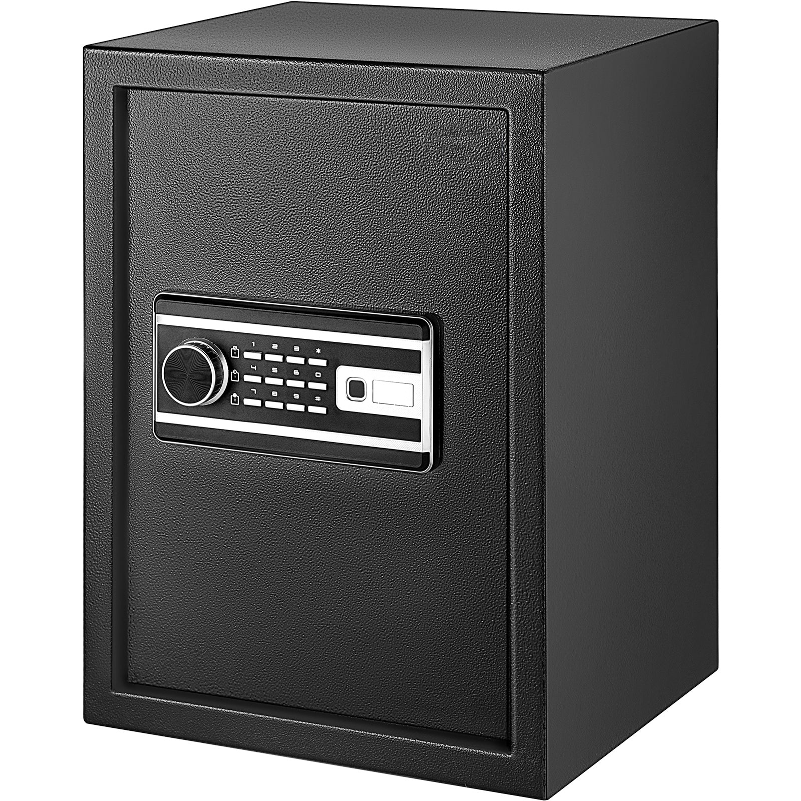 Safe Box, 2.1 CU.FT Fingerprint Safe Box for Money w/ 2 Keys & Digital Keypad, Q235 Steel Safe Box for Storing Cash, Jewelry,