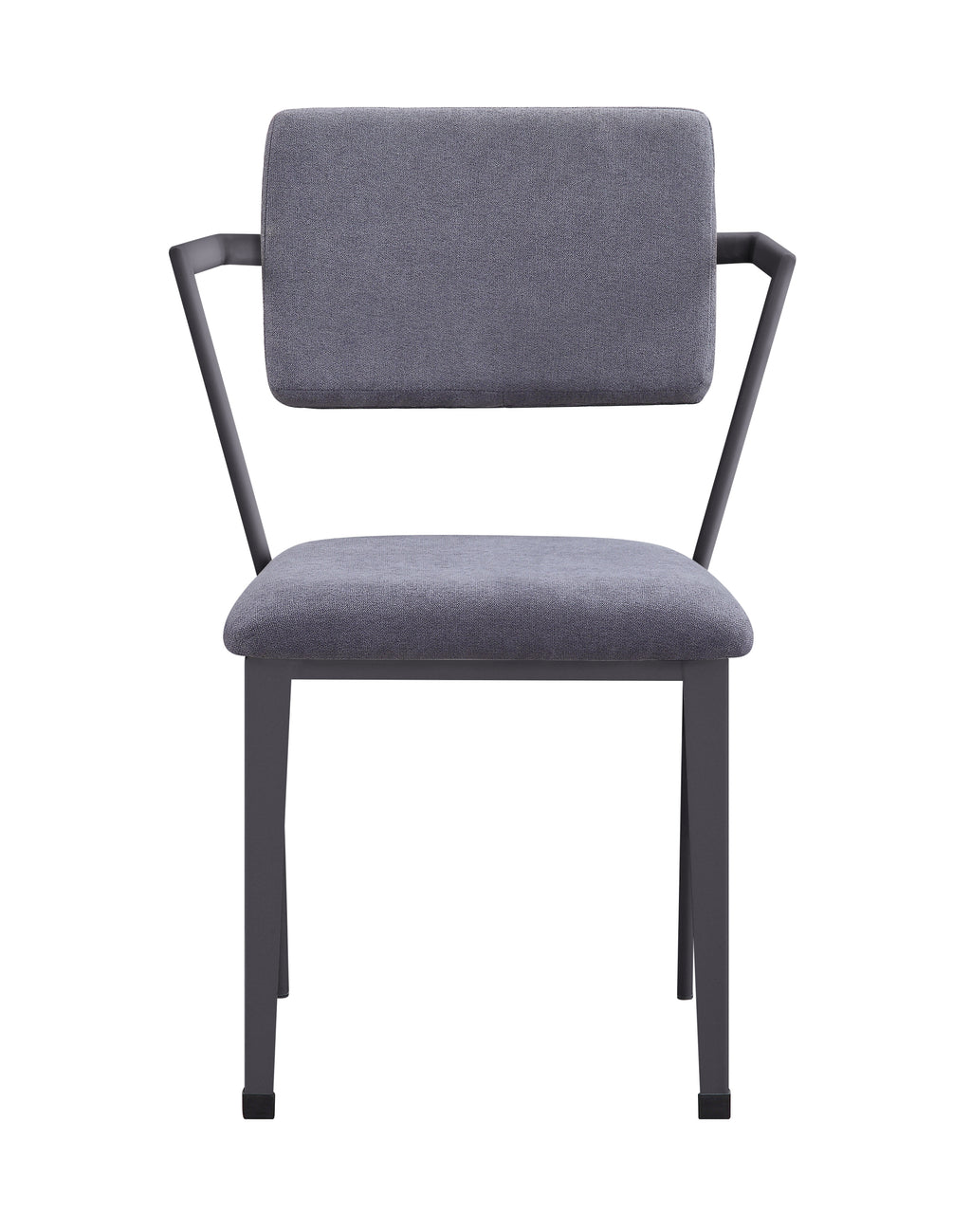 Cargo Gray Fabric & Gunmetal Finish Office Chair - Grand Goldman
