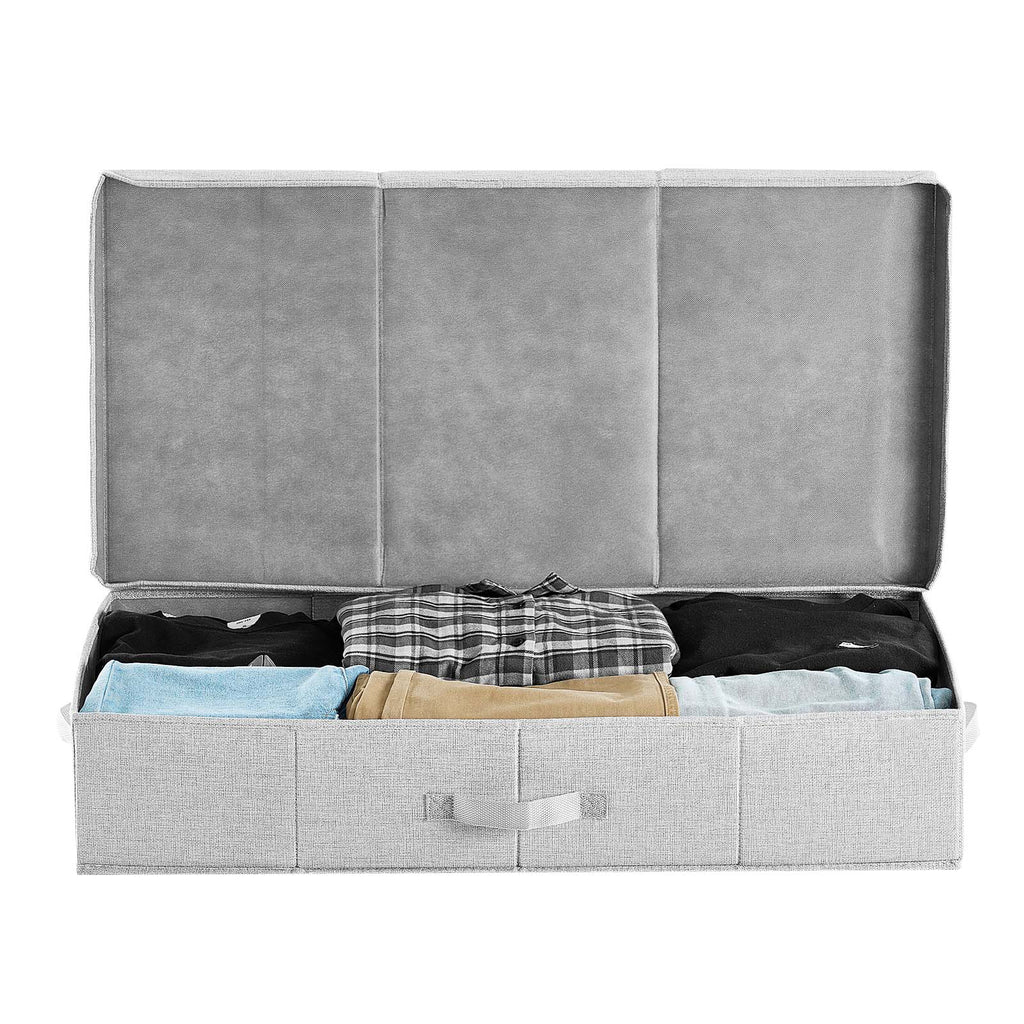Under Bed Storage 48L Foldable Underbed Box for Household Organization 2 Pack - Grand Goldman Shop
