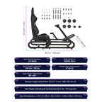 Heavy Duty Racing Wheel Stand for Logitech G923/G920/G29 Max330LBS Compact - Grand Goldman