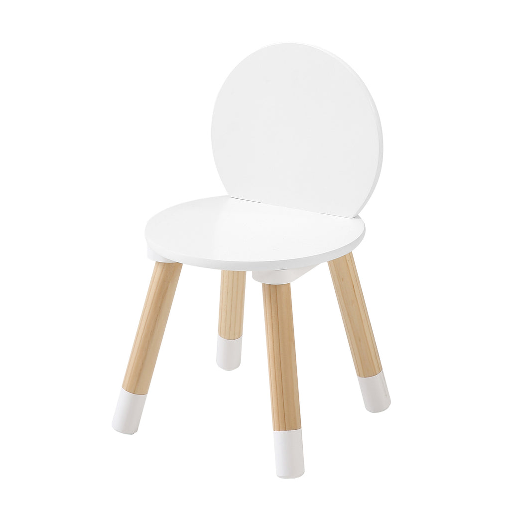 Kids Table and 2 Chairs Set, Toddler Table and Chair Set, Children Multi-Activity Table for Art, Craft, Reading, Learning, 1 