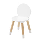 Kids Table and 2 Chairs Set, Toddler Table and Chair Set, Children Multi-Activity Table for Art, Craft, Reading, Learning, 1 