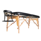 Professional Wide Massage Table 30' W, Heavy Duty Folding Massage Table,  8-Level Height Adjustable Facial Salon Tattoo Bed, 