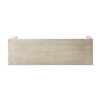 Acacia Wood Dining Bench, Light Gray Oak Finish, Farmhouse Style, 48x15x18 Inches - Grand Goldman Shop