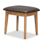 43.3' Classic Wood Makeup Vanity Set with Flip-top Mirror and Stool, Dressing Table with Three Drawers and storage space, Brown - Grand Goldman Shop