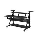 Willow Black Finish Music Desk | Premium Home Decor - Grand Goldman