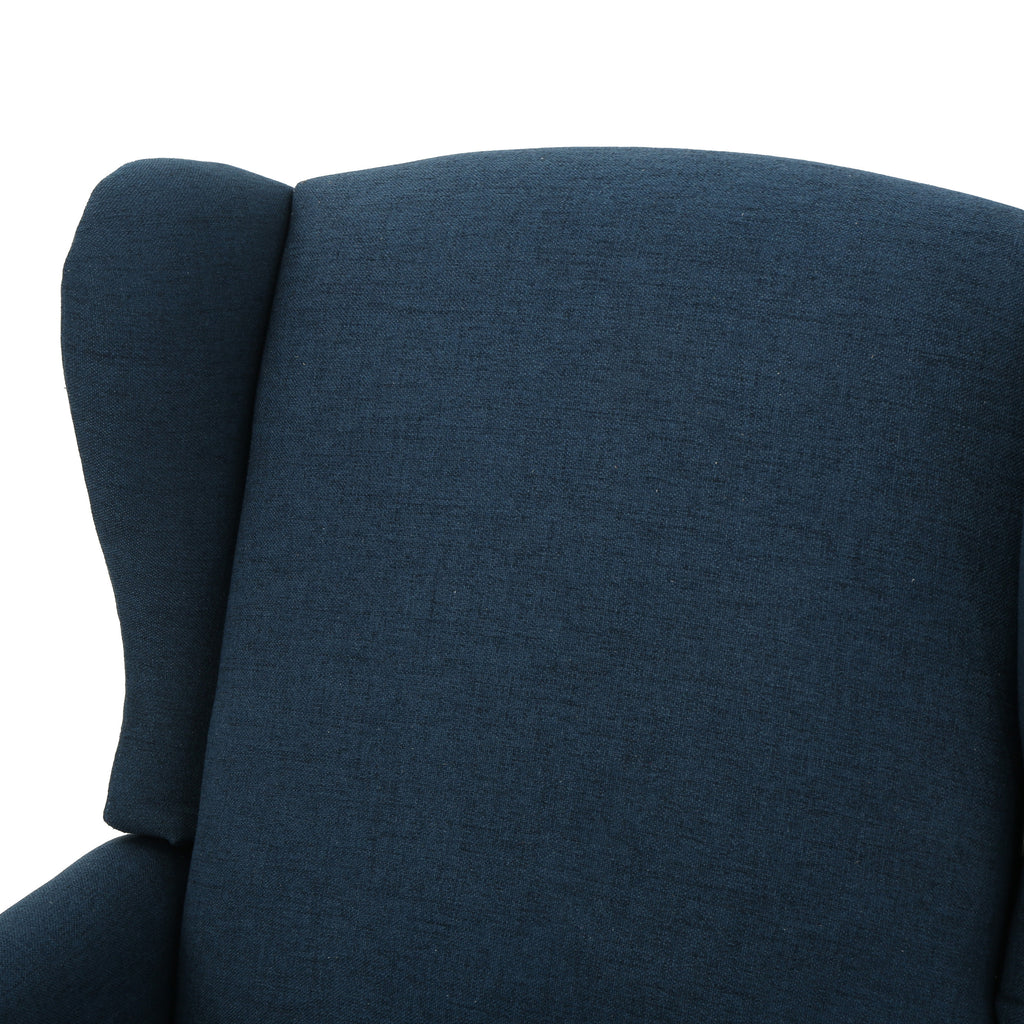 Westeros Wing Back Fabric Upholstered Recliner - Grand Goldman Shop