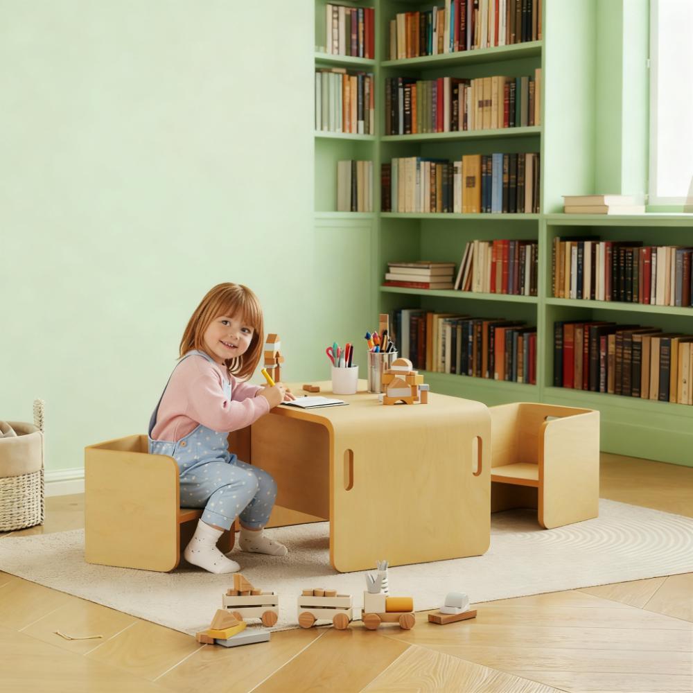 Height Adjustable Toddler Table and Chair Set - Grand Goldman