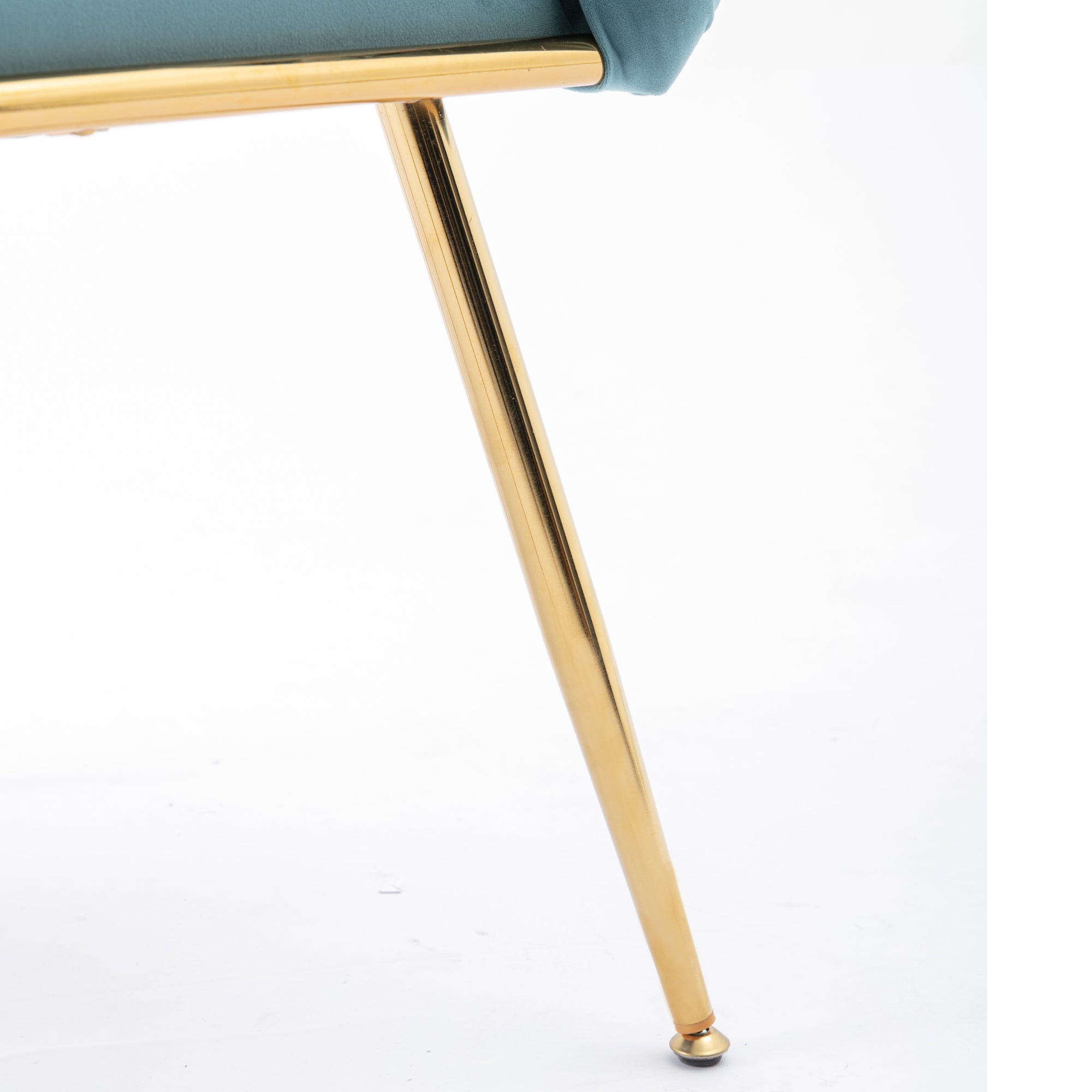 Luxury Modern Simple Leisure Velvet Single Sofa Chair Bedroom Lazy Person Household Dresser Stool Manicure Table Back Chair Blue - Grand Goldman Shop