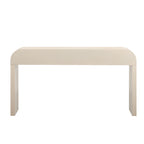 TREXM Unique Retro Silhouette Console Table with Open Style, Two Top Drawers for Entrance, Dinning Room, Living Room (Natural Wood Wash) - Grand Goldman Shop
