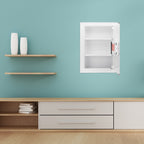 White Biometric Wall Safe | Premium Home Decor - Grand Goldman