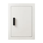 0.83 sq.ft Wall Safe, 3-Tier Hidden Wall Safe with Password, Key & Turning Knob, Q235 Cold-Rolled Steel In-Wall Box with Adju