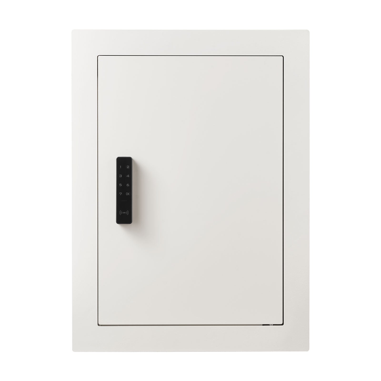 0.83 sq.ft Wall Safe, 3-Tier Hidden Wall Safe with Password, Key & Turning Knob, Q235 Cold-Rolled Steel In-Wall Box with Adju