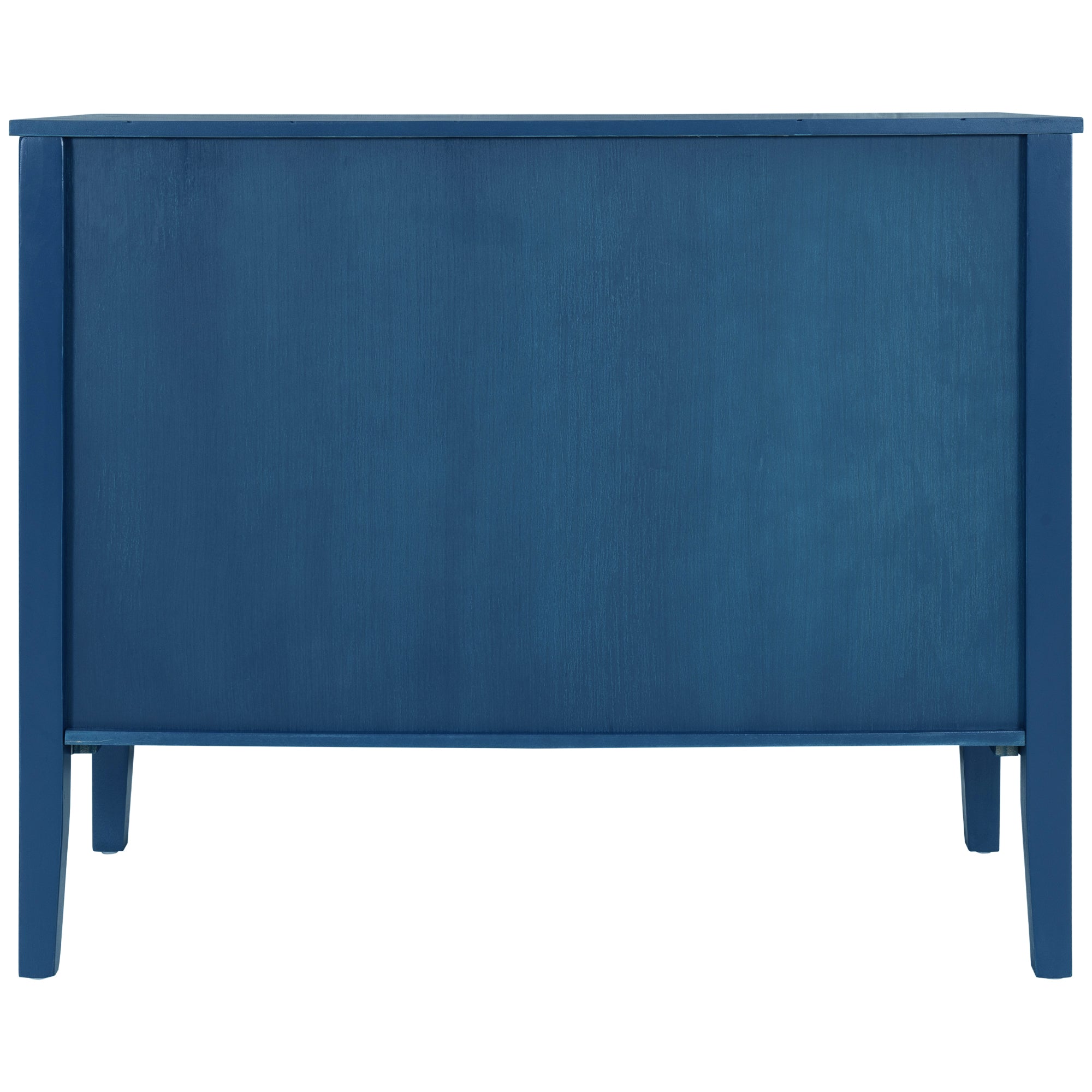 U_STYLE Adjustable Shelf Storage Sideboard with 3 Retro Metal Handles and 4 Pinewood Legs, for Entryway, Living Room, Study Room, Dining Room - Grand Goldman Shop