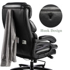 500lbs Big and Tall Office Chair for Heavy People Executive Office Chair with Wide Spring Seat Computer Desk Chair 360 Swivel