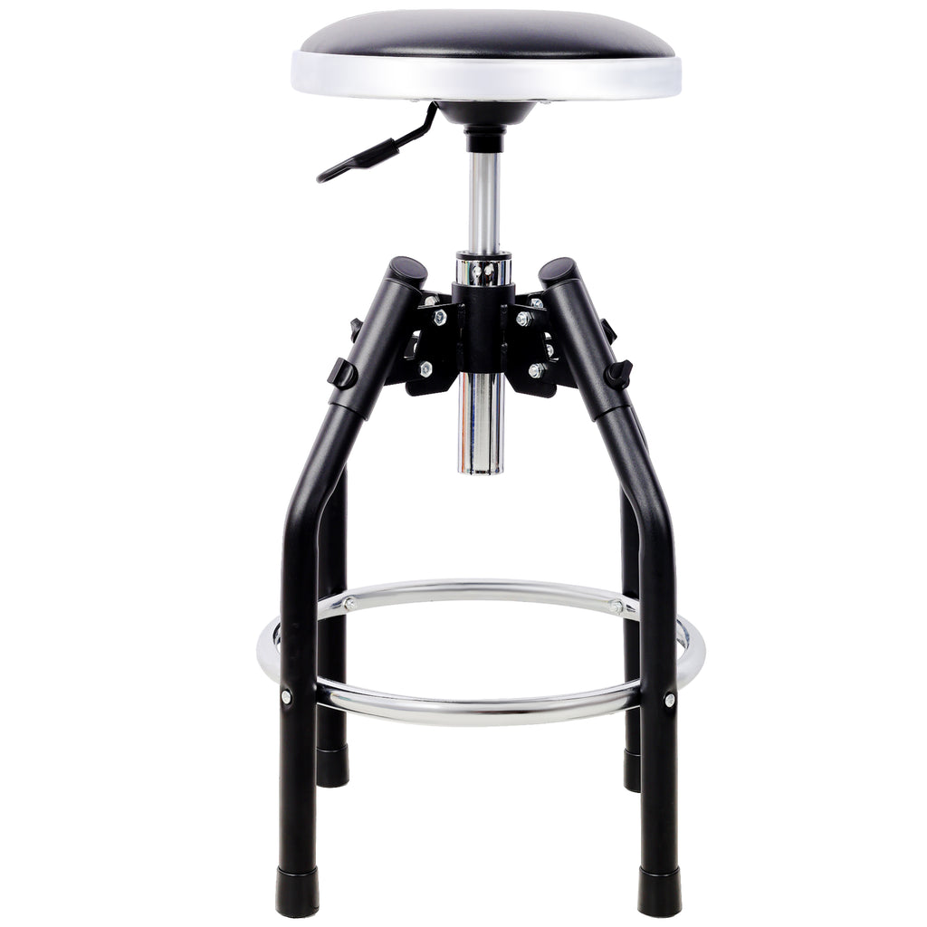 Heavy Duty Adjustable Hydraulic Shop Stool,Adjustable Mechanic Stool,Foot Rest Stool,360° Swivel - Grand Goldman Shop