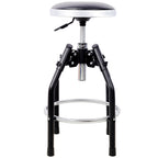 Heavy Duty Adjustable Hydraulic Shop Stool,Adjustable Mechanic Stool,Foot Rest Stool,360° Swivel - Grand Goldman Shop