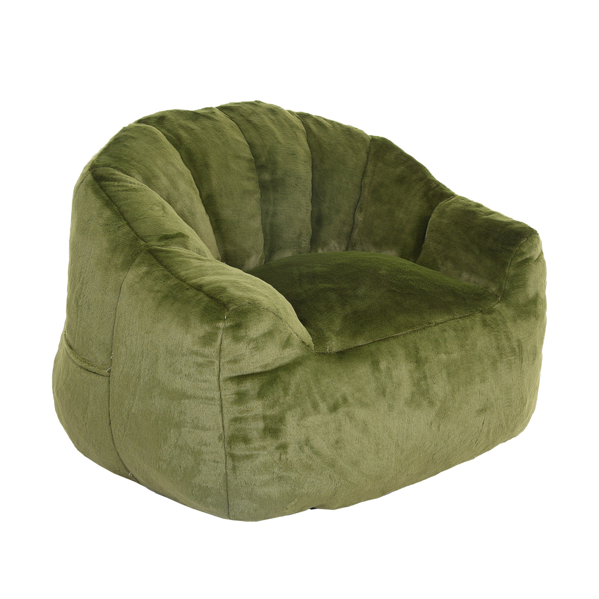 Beanbag Chair, Beanbag Sofa Chair with Armrests Stuffed High-Density Foam, Lazy Sofa Comfy Chairs Beanbag Chair for Adults in Living Room, Bedroom Reading - Grand Goldman Shop