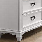 Clelane 3-Piece Wood Bedroom Set, Shiplap Panel Queen Bed and 2 Nightstand - Grand Goldman Shop