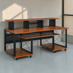 Megara Cherry & Black Finish Music Desk - Grand Goldman