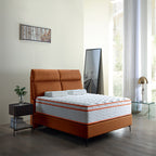 King Size Mattress 10 Inch, Mattresses in a Box Hybrid, Medium Firm Feel Memory Foam and Individual Pocket Springs, Fiberglass Free Bed Matress - Grand Goldman Shop