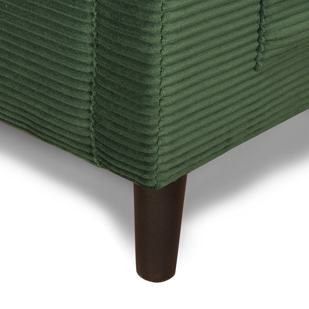 48' Soft Corduroy Loveseat Couch W/Soft Cushions,Side Storage Pocket,Sturdy Composite Board & Solid Wood Frame, High Rebound Sponge,Easy Assembly,Ideal for Living Room,Apartment,Dorm,Office. - Grand Goldman Shop