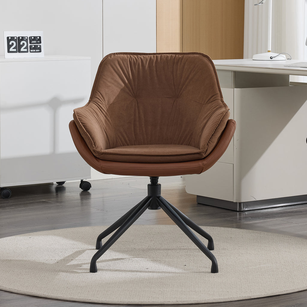 Modern Faux Leather Office Chair, Ergonomic Executive Desk Chair with High Back and Adjustable Features | Premium Home Decor 