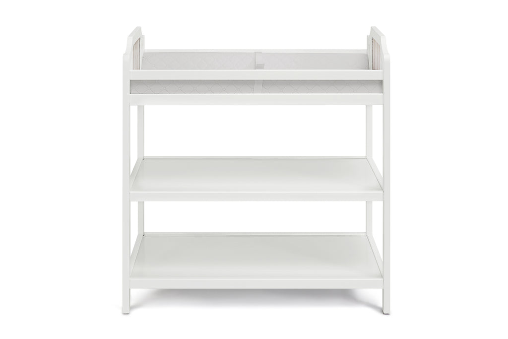 Brees Changing Table White/Graystone | Premium Home Decor - Grand Goldman