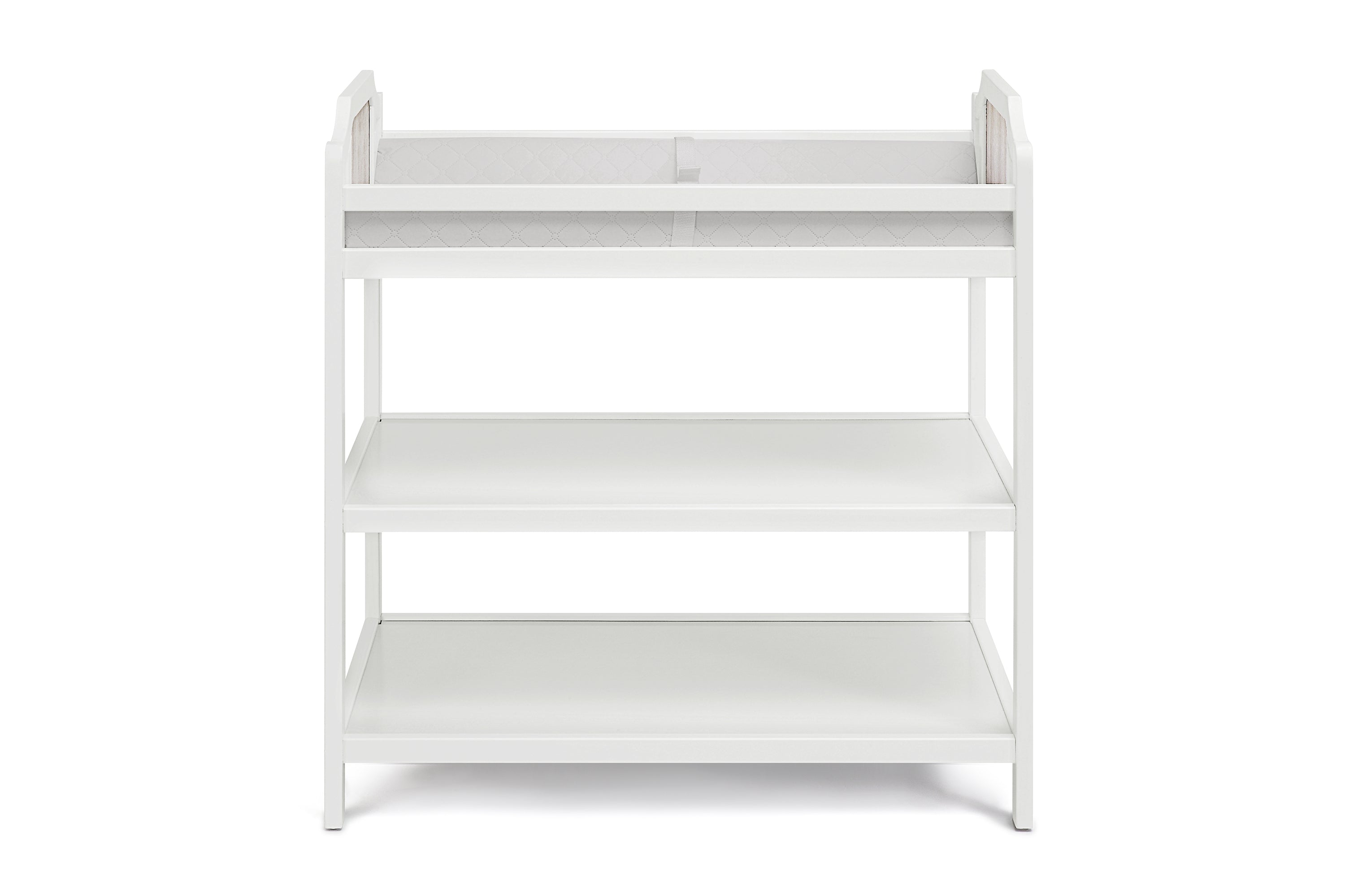 Brees Changing Table White/Graystone | Premium Home Decor - Grand Goldman