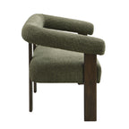 Round armrest loveseat(Green+Brown) - Grand Goldman Shop