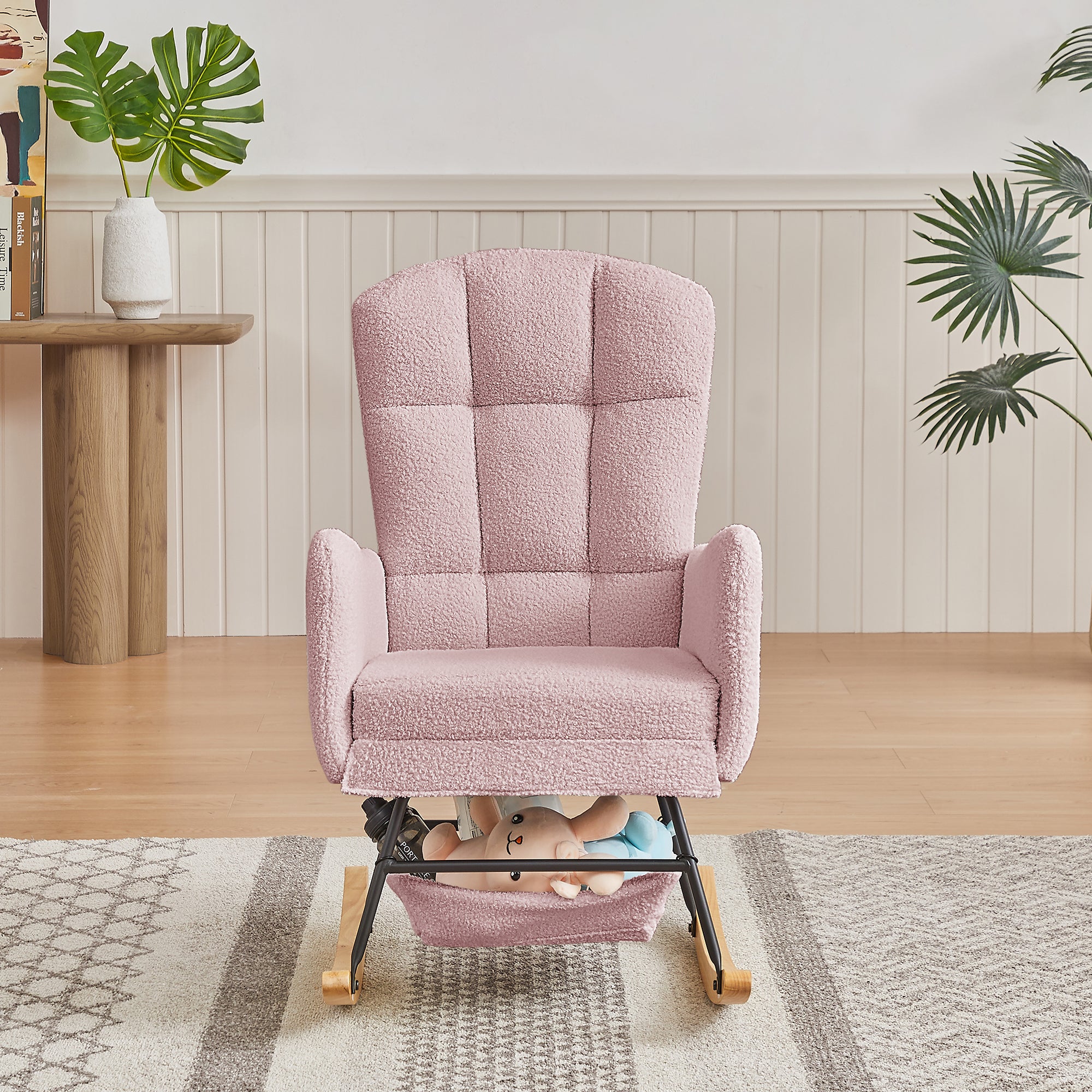 Pink Teddy Rocking Armchair - Grand Goldman Shop