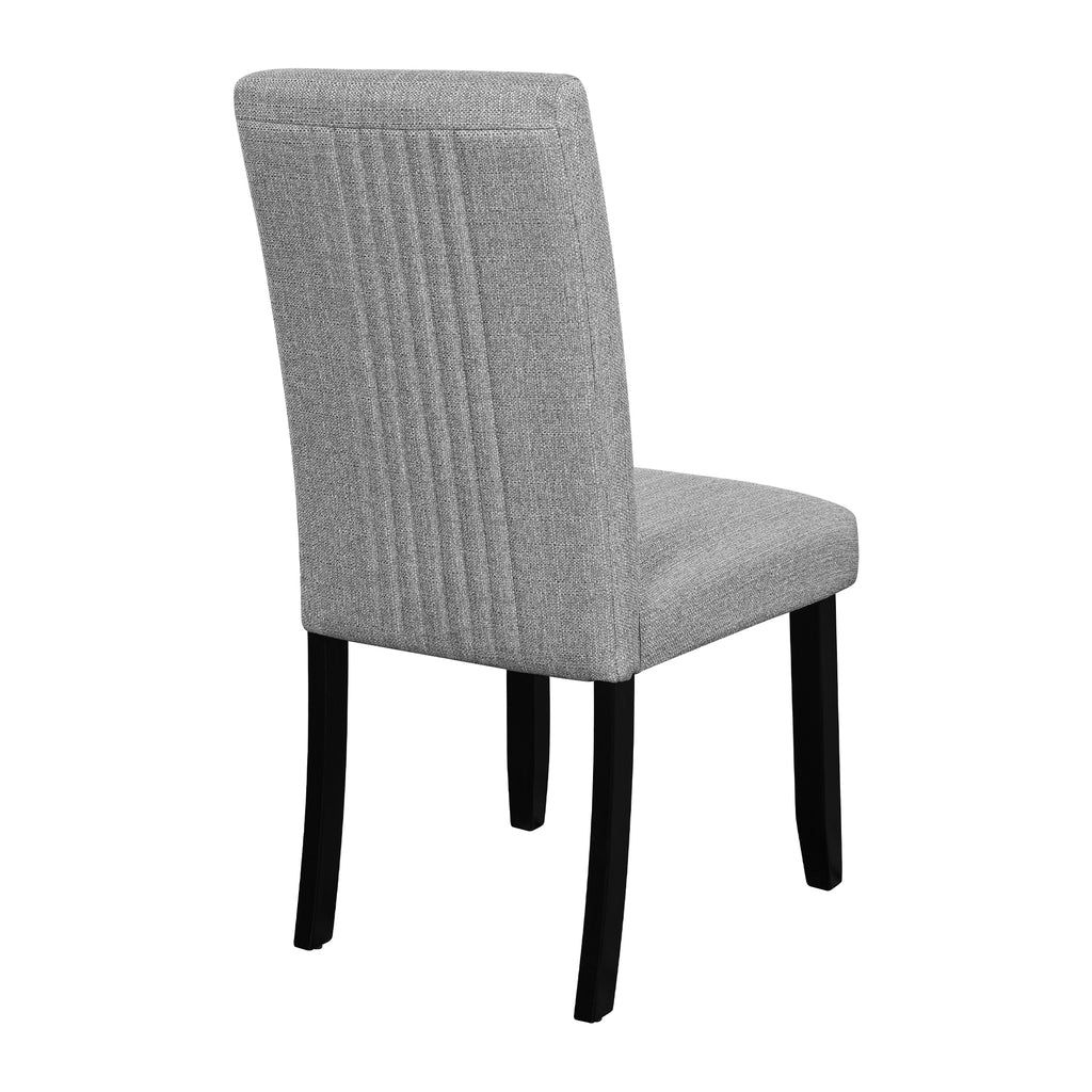 5-Piece Round Dining Table set, 43-Inch Modern Dining Table and 4 Upholstered Chairs for Dining Room, Kitchen Room, Living Room, Easy Assembly - Grand Goldman Shop