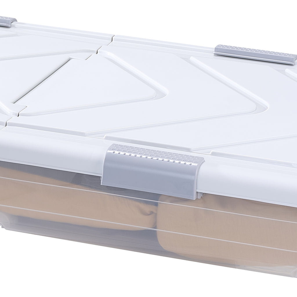 Under Bed Storage with Wheels 39.8x20.1x5.9 Inch Rolling Storage Bags 2 Pack - Grand Goldman Shop