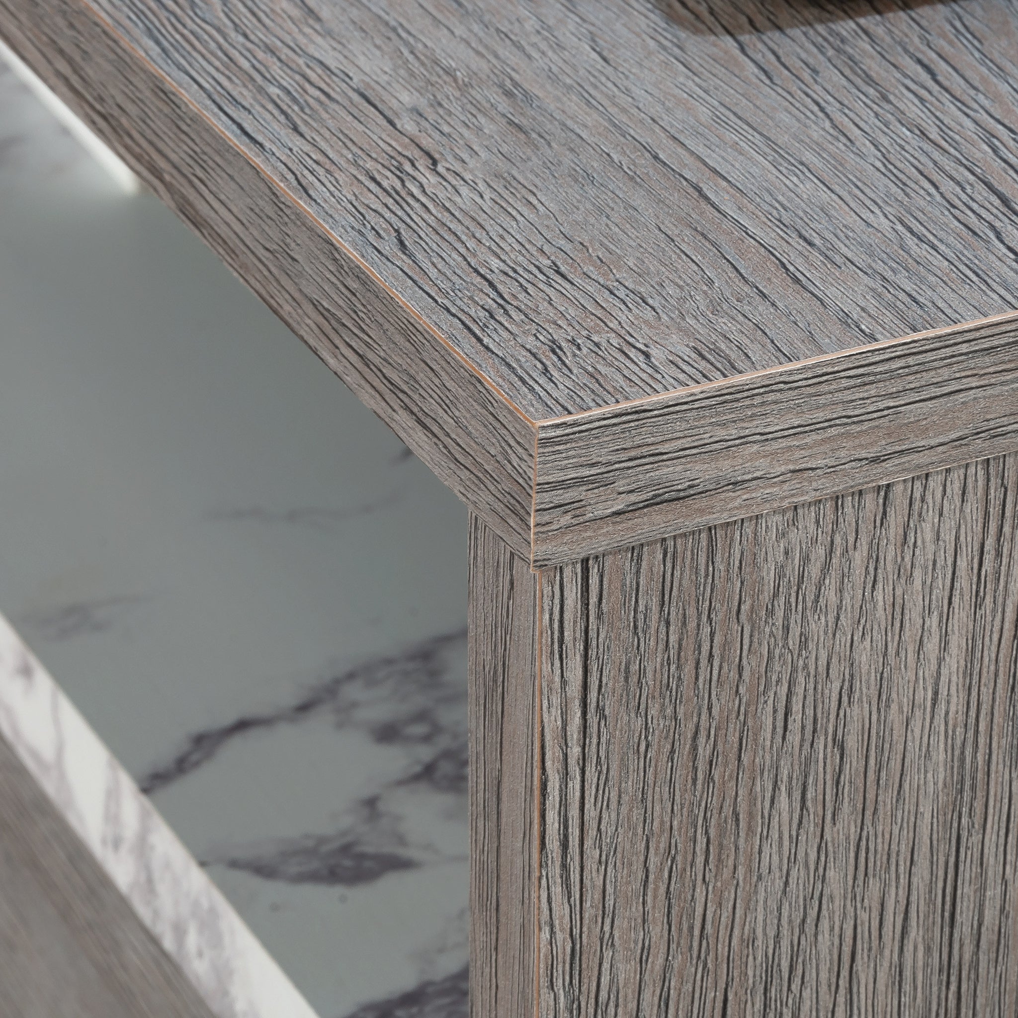 Lateral File with Two Drawers, Medium Gray finish - Grand Goldman