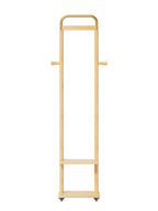 Coat Racks solid wood hanger 15.7* 11.8*71in Solid environmental protection easy to assemble beautiful can be placed in the bedroom/entrance/living room ( wood color) - Grand Goldman Shop
