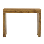 Elegant Natural Wood Grain Bar Table-50 Inches Long, a Practical Choice for Modern Homes.Wood Grain Texture Sticker,Equipped With Two Drawers.Serving As A Bar Table Or A Desk. - Grand Goldman Shop