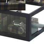 Jewelry Case with Multiple Slots and Removable Watch Cushions, Black - Grand Goldman Shop